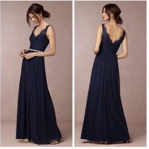 BHLDN Navy Maxi Dress